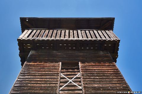 Gemeinde Ering Landkreis Rottal-Inn Aussichtsturm Vogelbeobachtung Unterer Inn (Dirschl Johann) Deutschland PAN